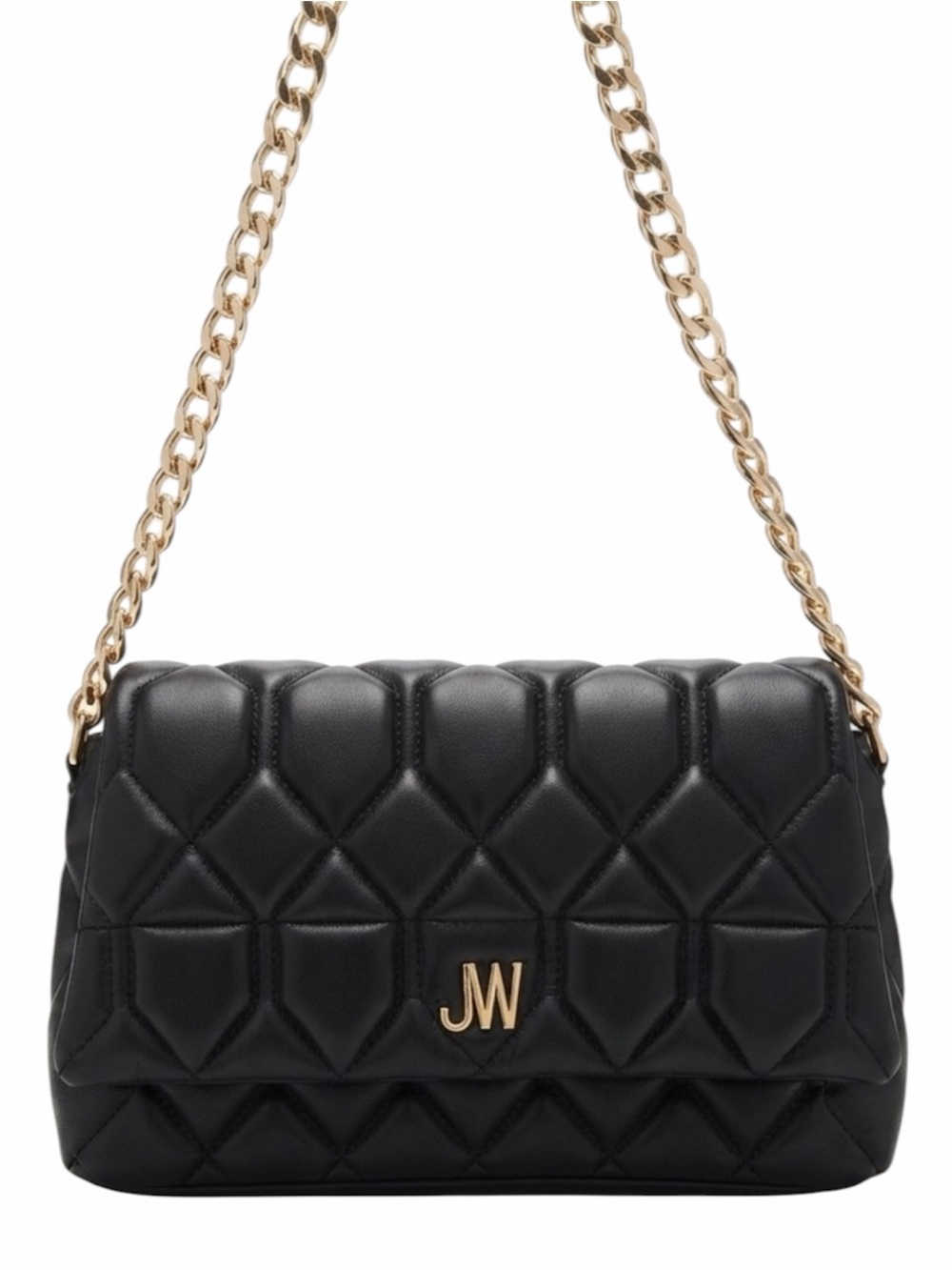 Jason Wu Aria Quilted Shoulder Bag Chain Strap Vegan Leather